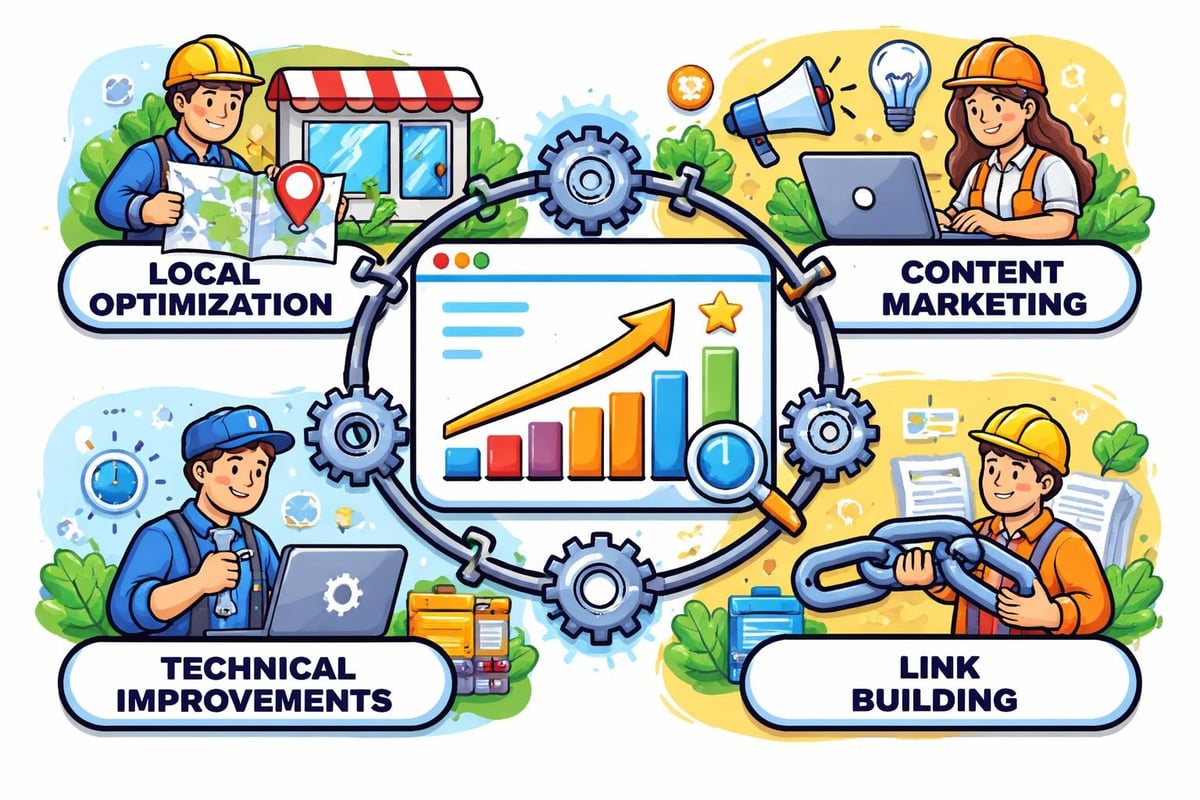 Contractor SEO strategy framework
