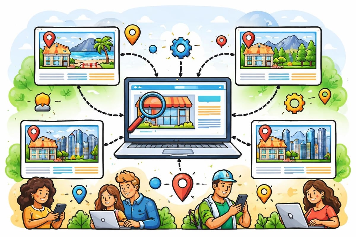 Location-based SEO structure