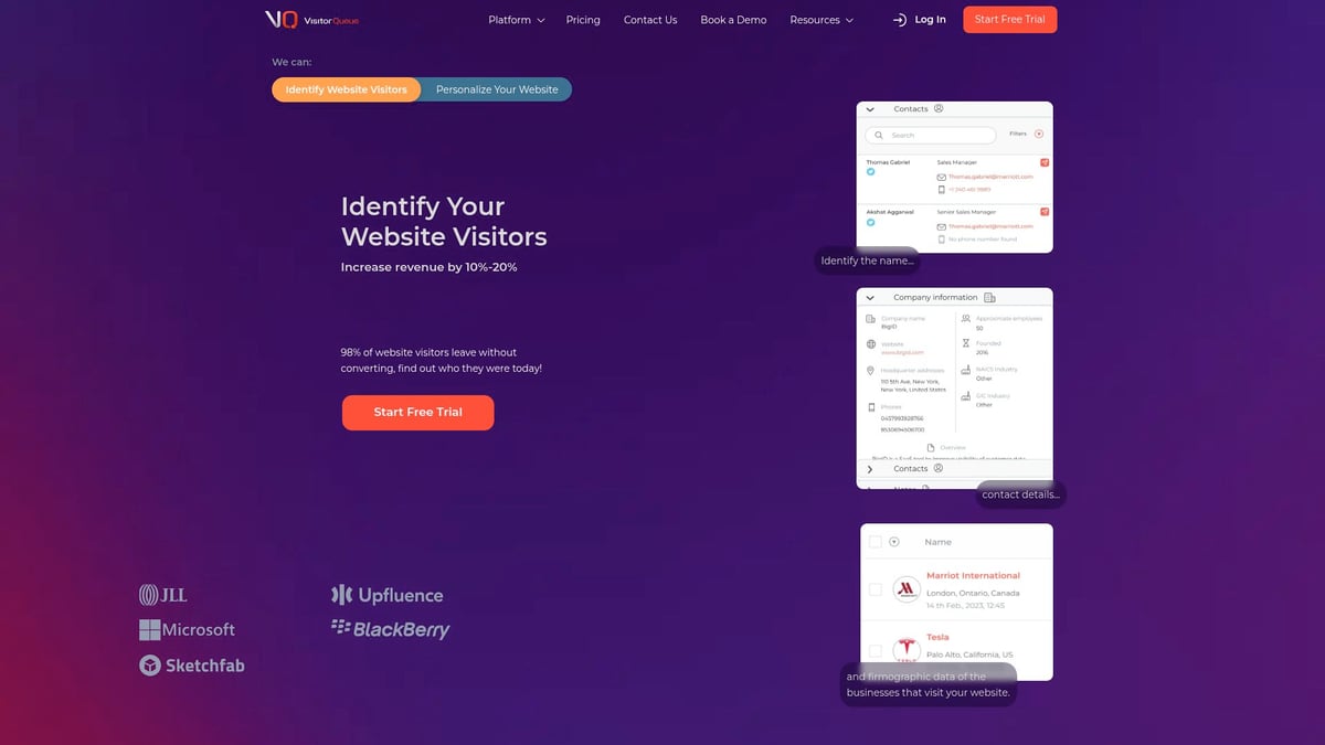 Discover 8 Leadfeeder Alternatives for Smarter Lead Tracking 2025 - Visitor Queue