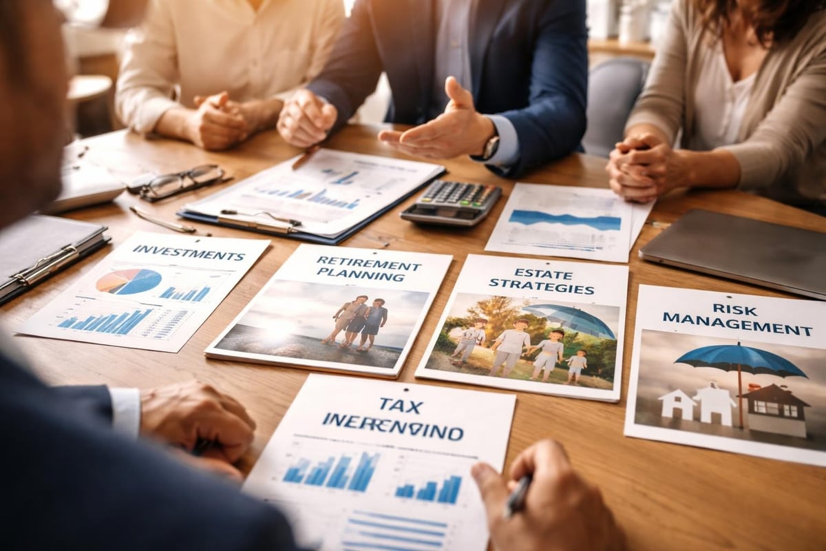 Wealth advisory service components