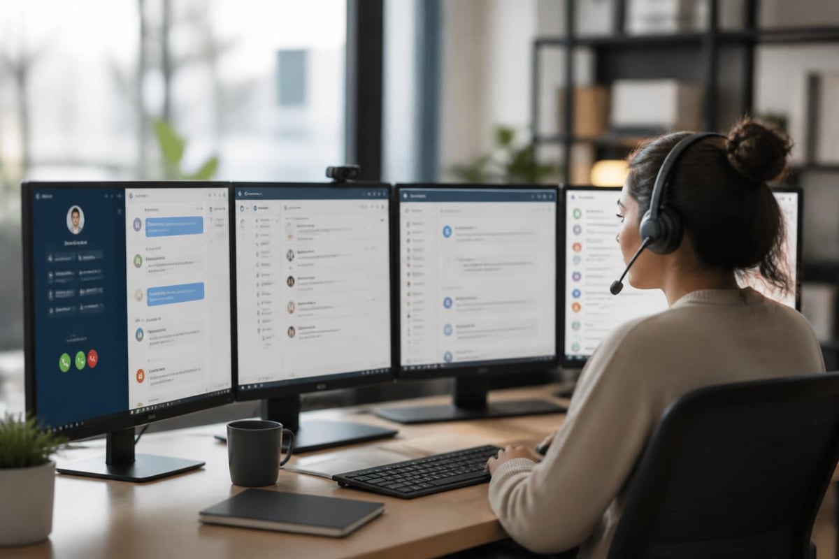 Omnichannel customer support workflow