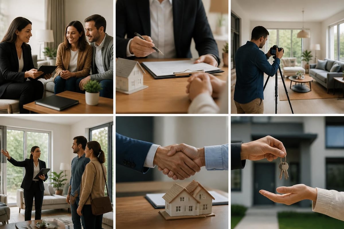 Home selling timeline with agency