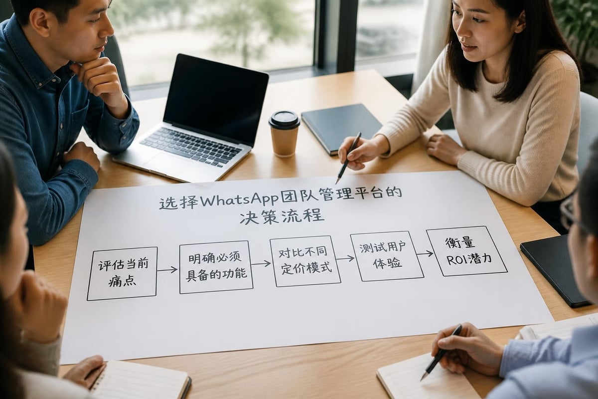 企業評估WhatsApp管理工具的決策流程
