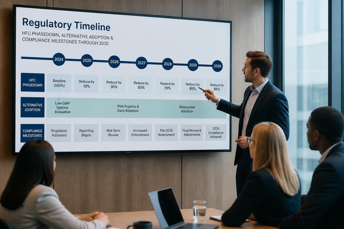Refrigerant transition timeline
