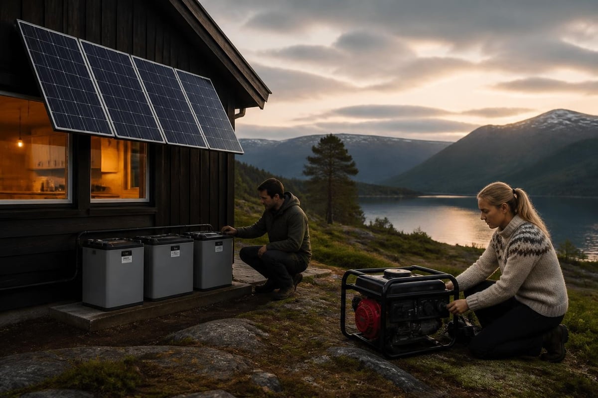 Backup og redundans i off-grid strømsystemer