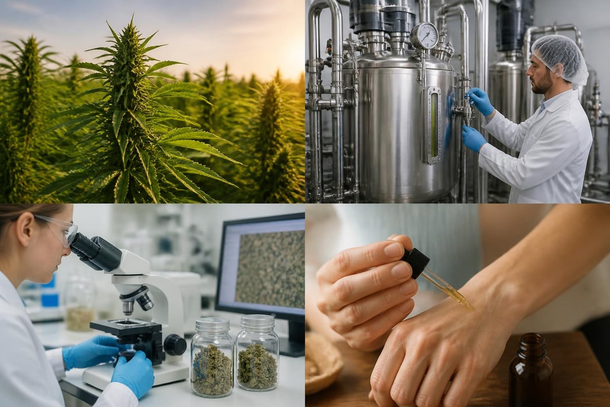 Hemp cultivation to product