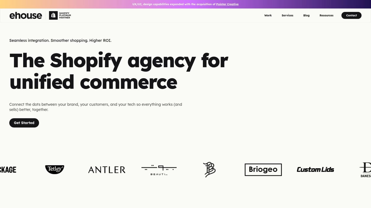 8 Shopify Plus Partner Incontournables à Découvrir en 2026 - eHouse Studio