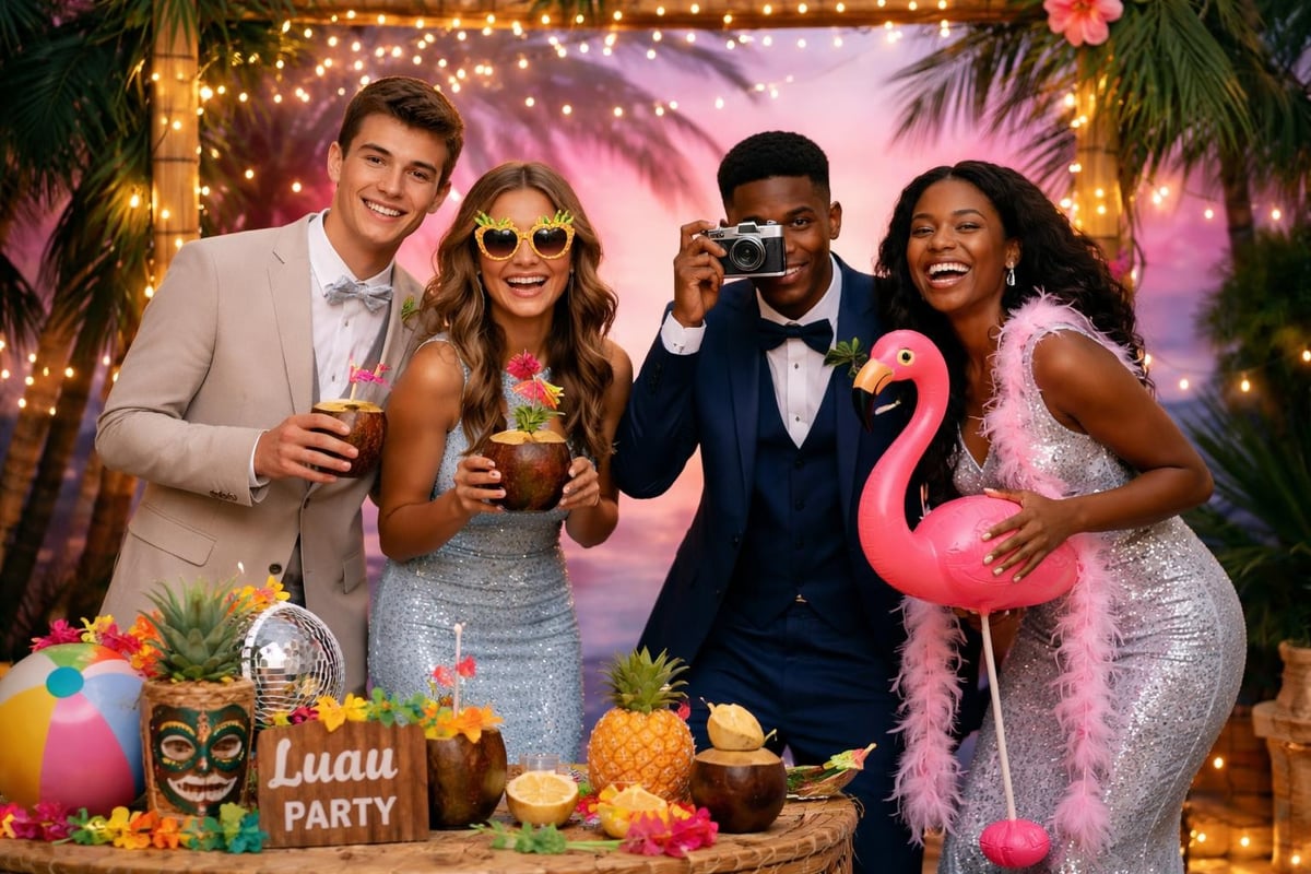 Prom photo booth props