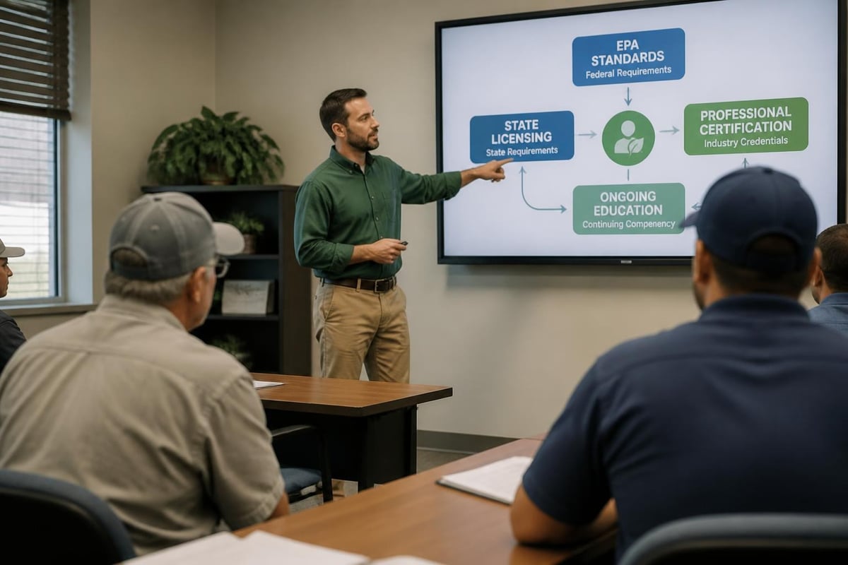 Pest control certification framework