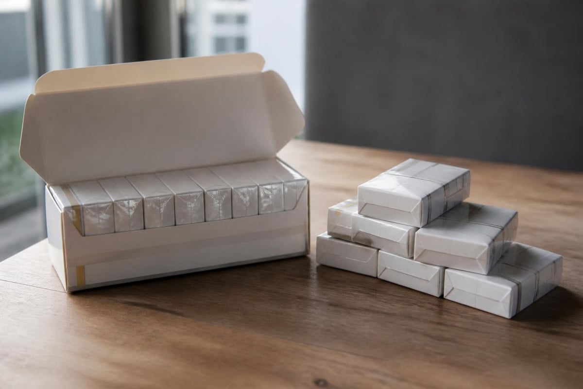 Carton versus packet comparison