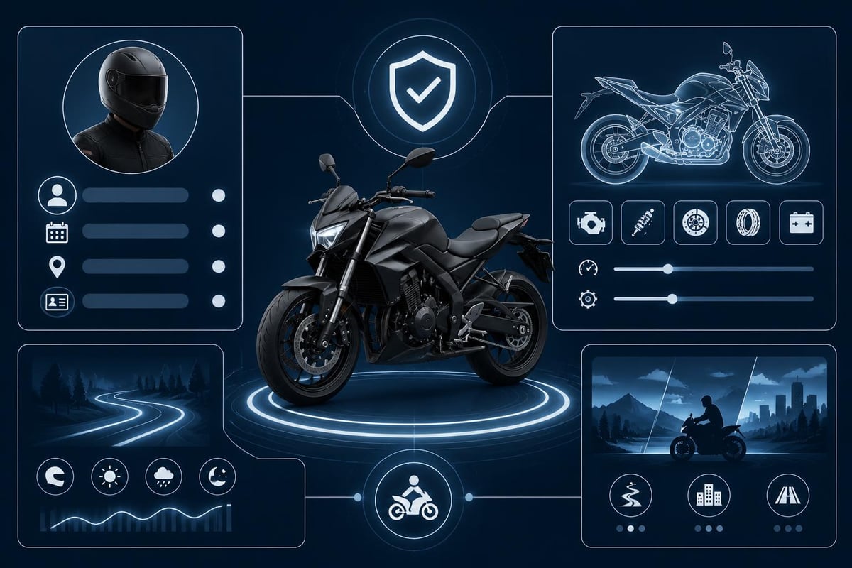Simulador de Seguros Moto: Guía Completa 2026 1 Datos necesarios para simulación