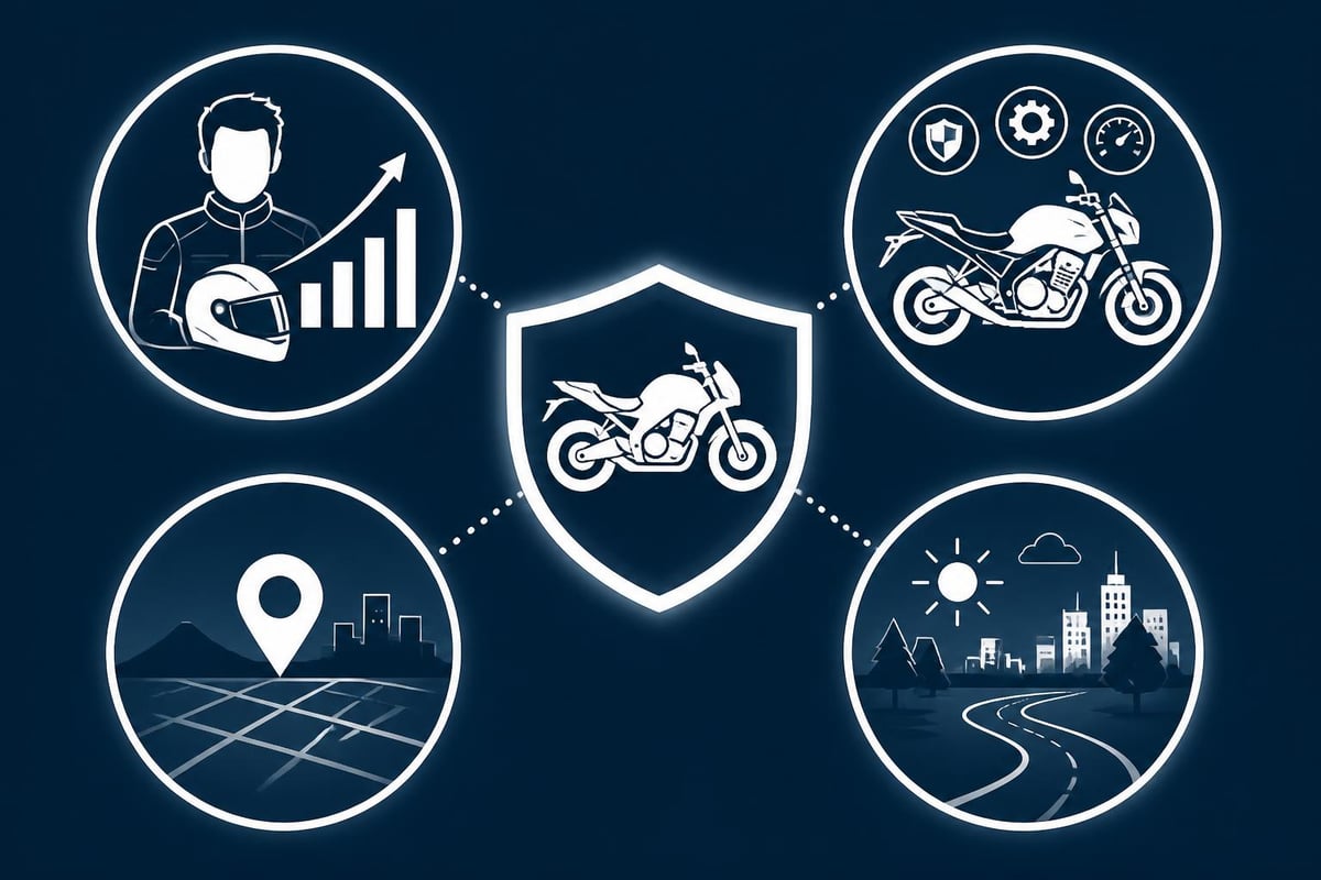 Simulador de Seguros Moto: Guía Completa 2026 2 Factores de precio
