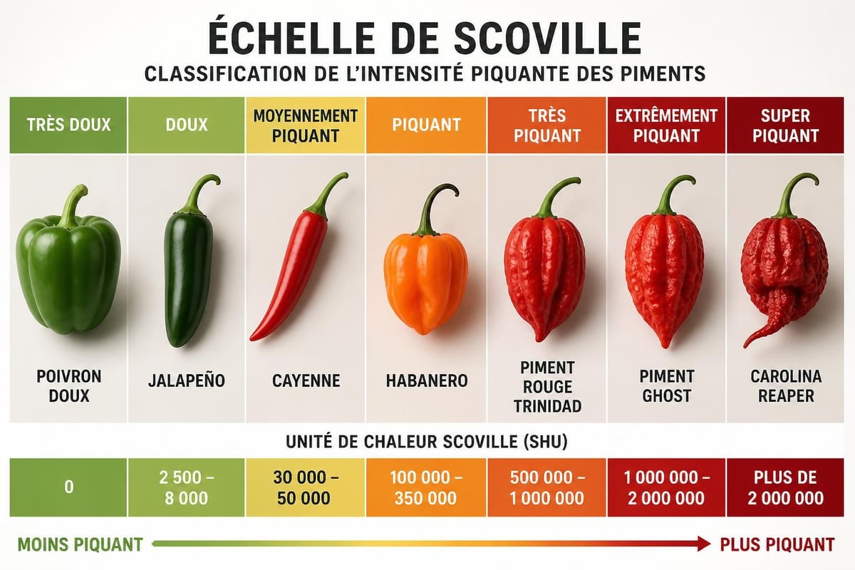 Échelle de piquant des piments