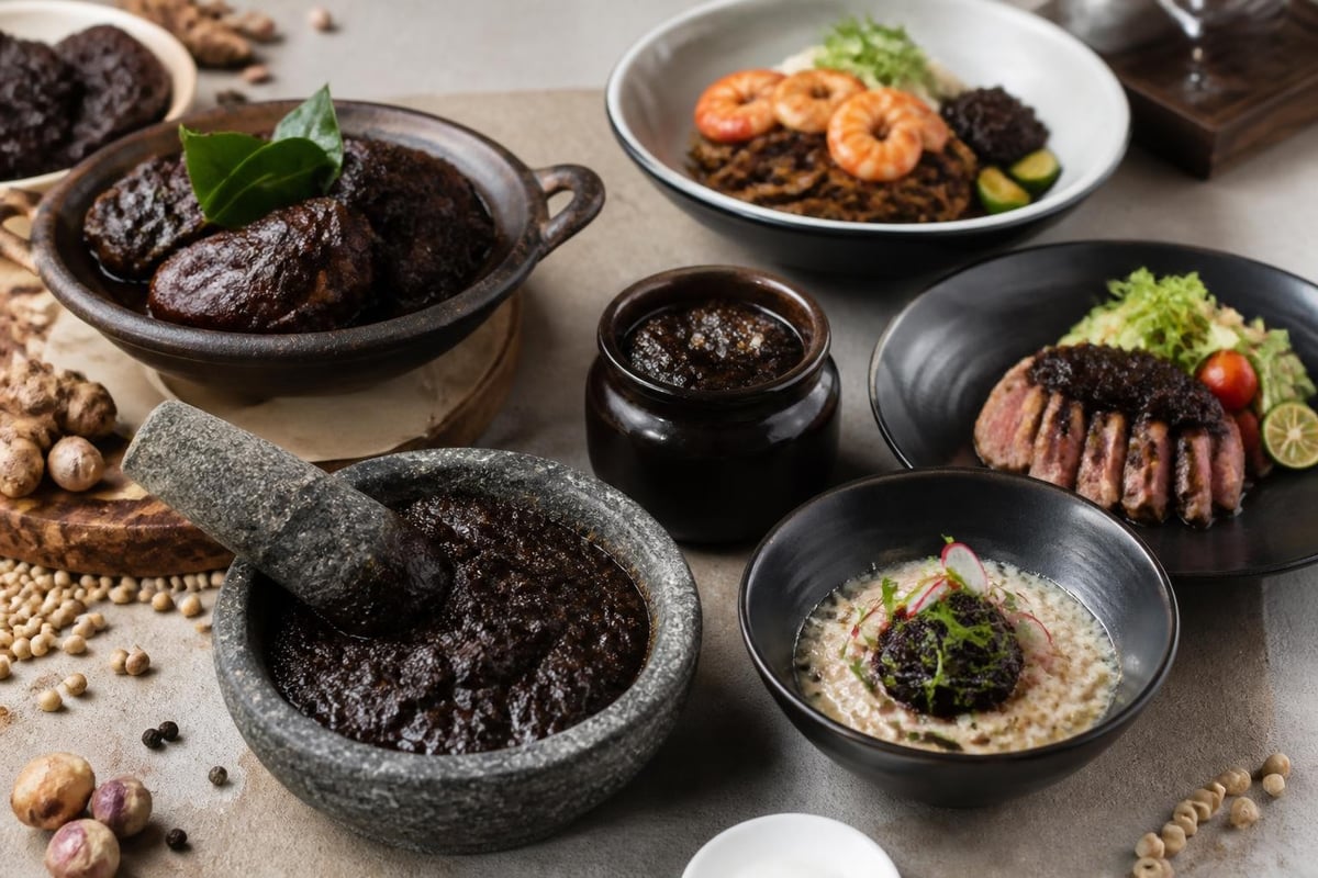 Variasi hidangan bumbu hitam Madura