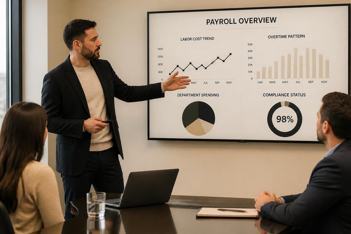 Payroll analytics dashboard