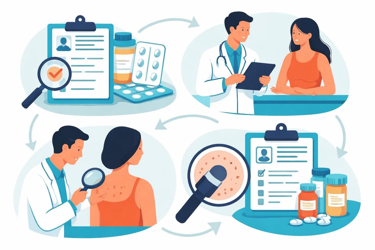 Elementi chiave della prima visita dermatologica