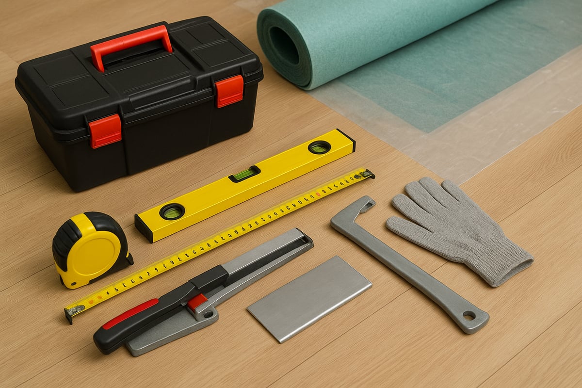 Työkalut ja tarvikkeet: Mitä tarvitset lattian asennukseen?