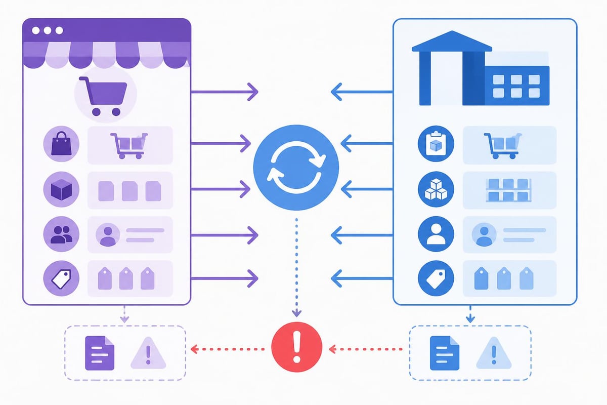 Processo integrazione WooCommerce B2B con ERP