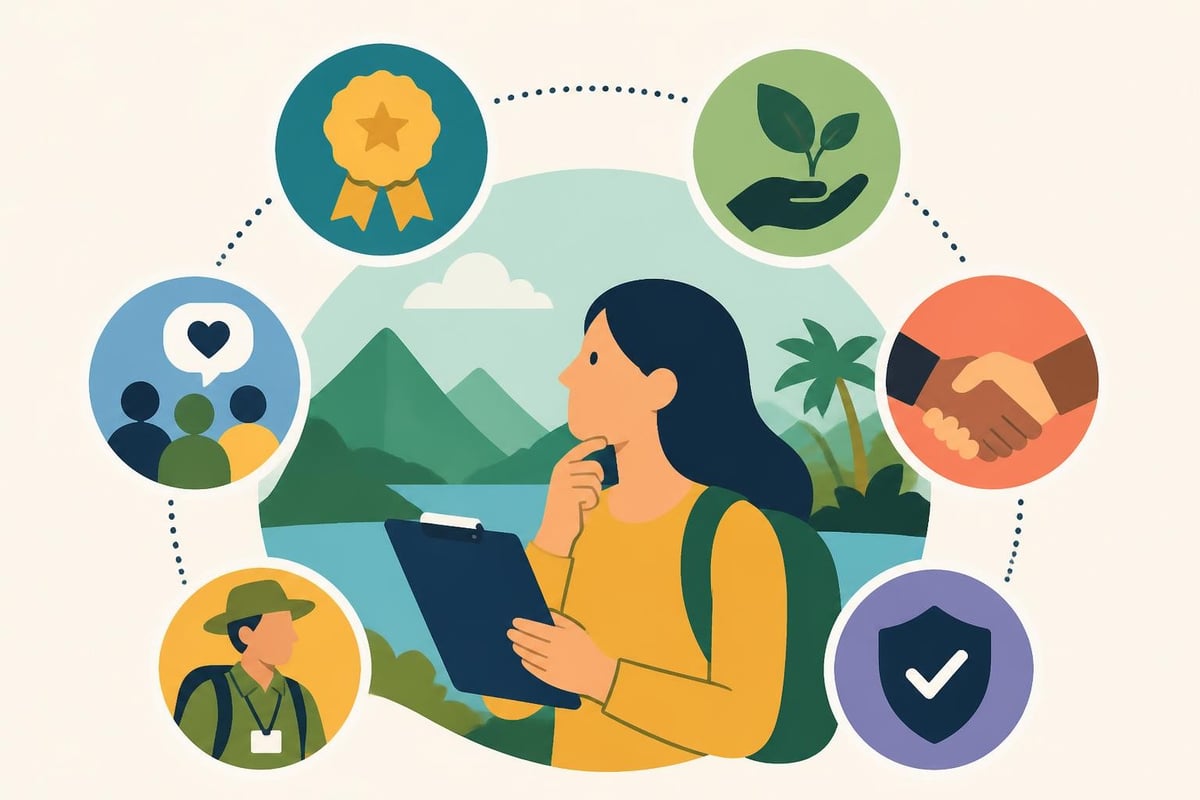 Tour operator credibility assessment