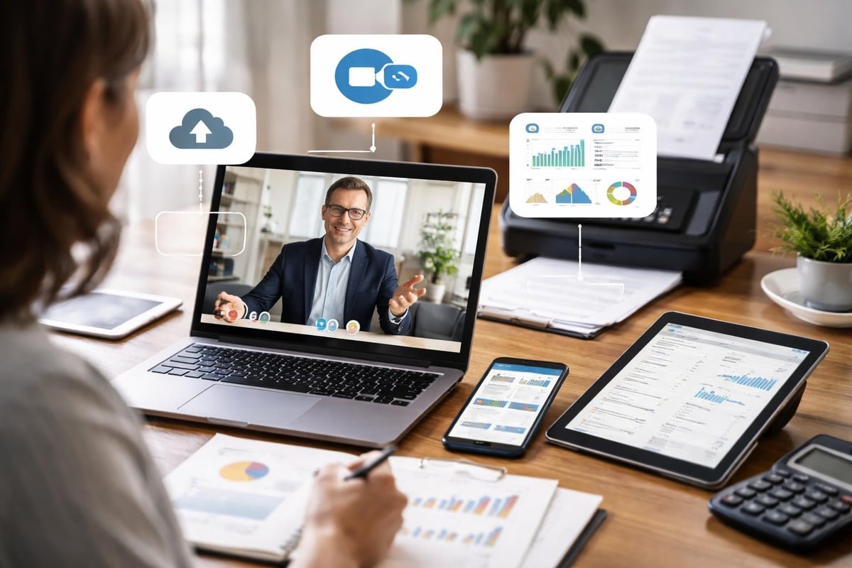 Virtual financial advisory workflow