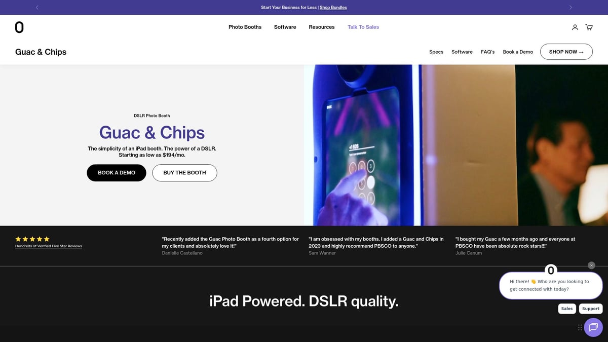 7 Must-See Photo Booth Shop Picks for 2026 Events - Guac & Chips by Photobooth Supply Co.