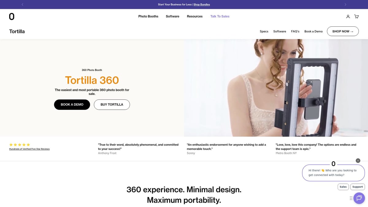 7 Must-See Photo Booth Shop Picks for 2026 Events - Tortilla 360 by Photobooth Supply Co.