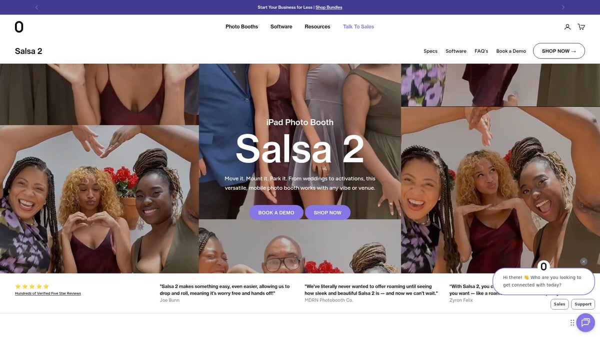 7 Must-See Photo Booth Shop Picks for 2026 Events - Salsa 2 by Photobooth Supply Co.