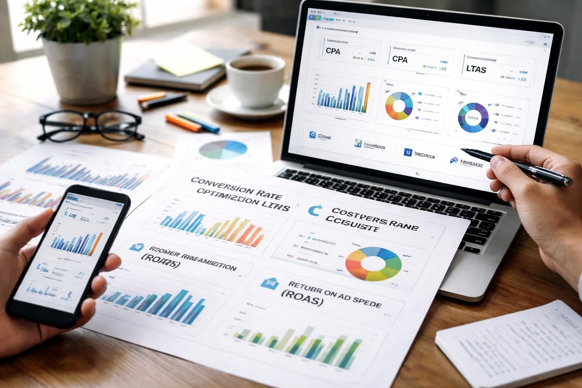 Thriving Online Marketing Agency Strategies for 2026 1 Performance metrics dashboard