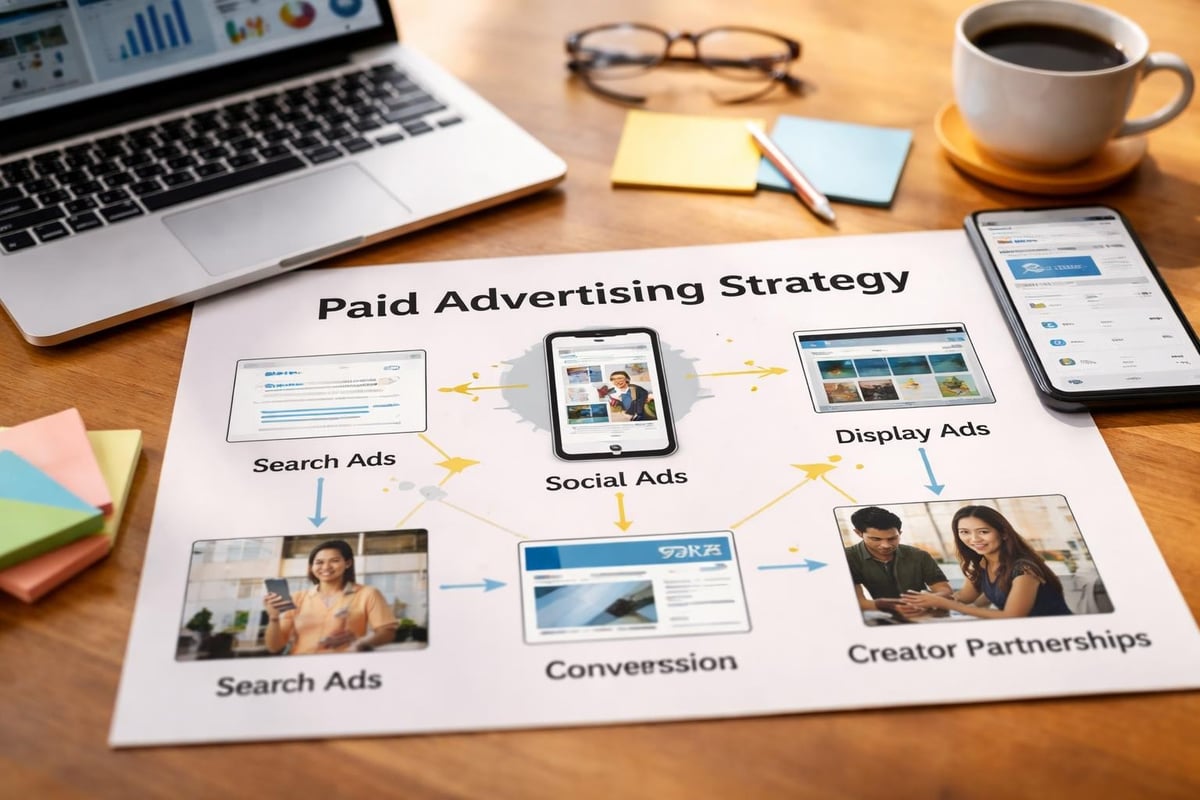 Thriving Online Marketing Agency Strategies for 2026 2 Digital advertising ecosystem