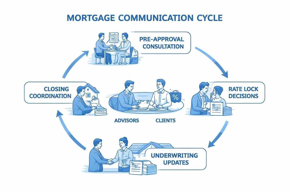 Advisor communication workflow
