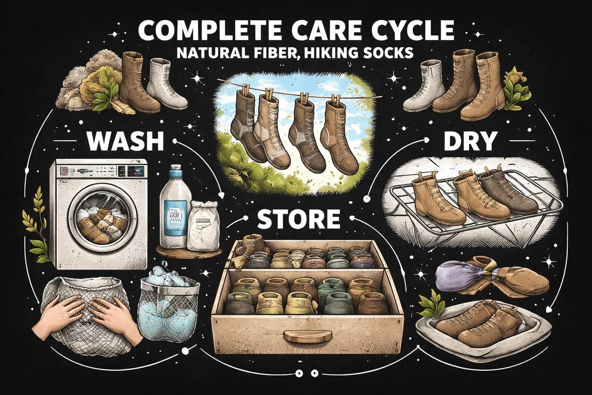 Hiking sock care