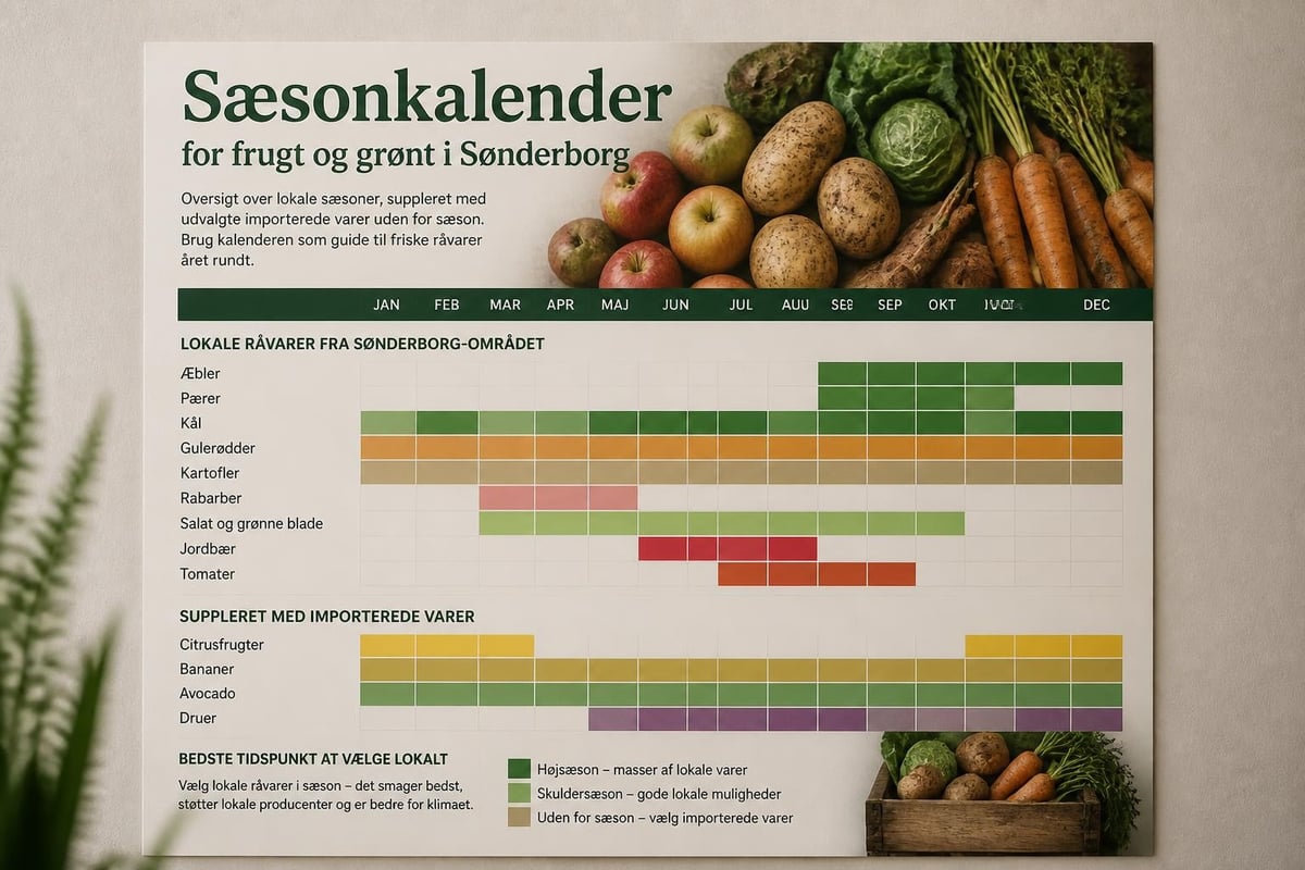 Sæsonkalender for frugt