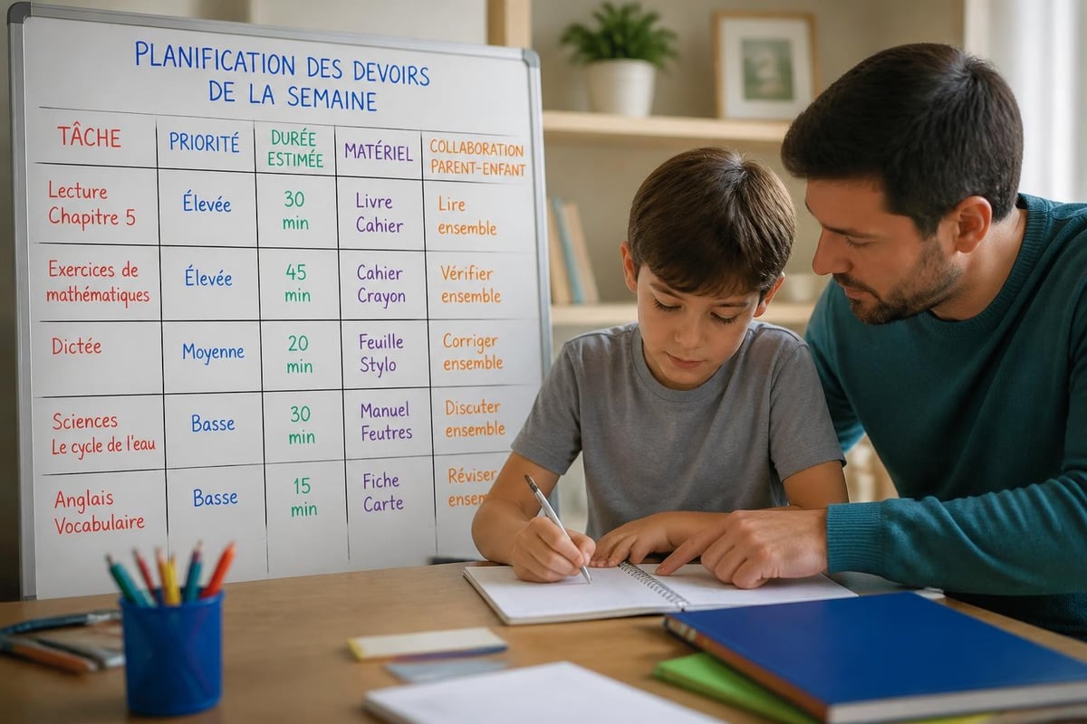 Organisation des devoirs