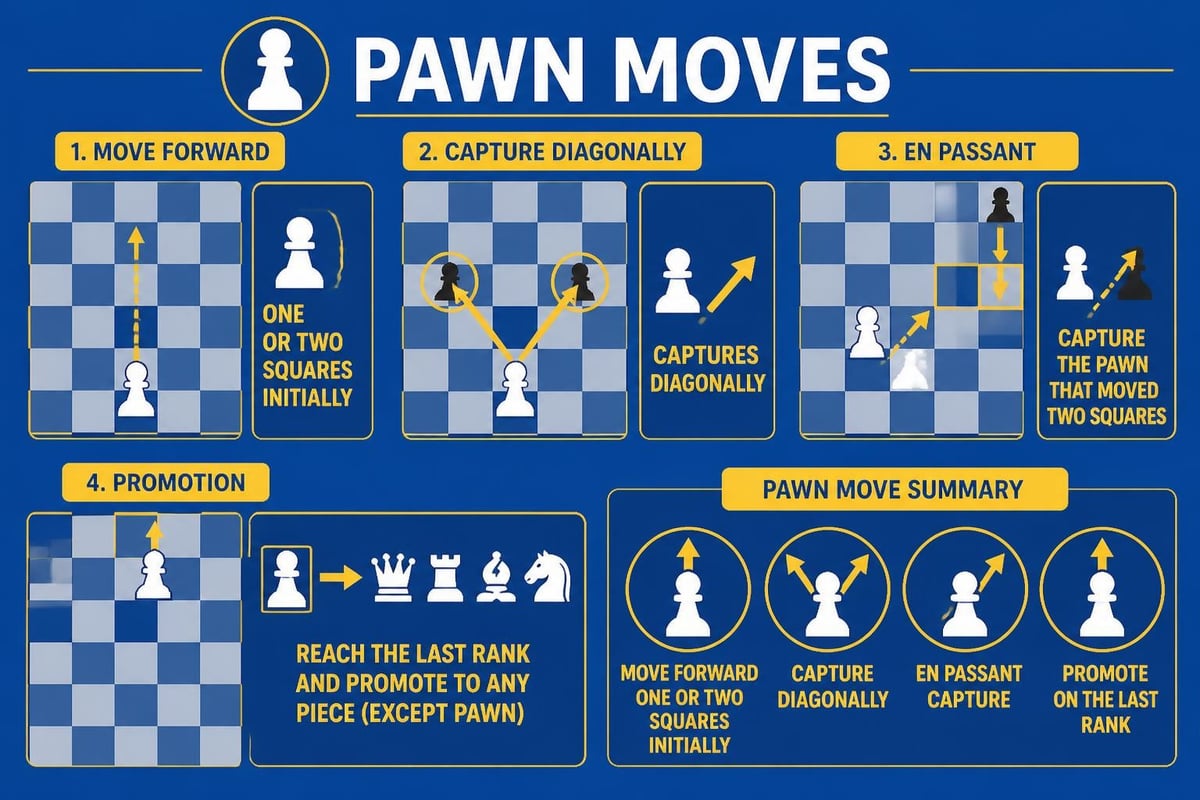 Pawn movement patterns