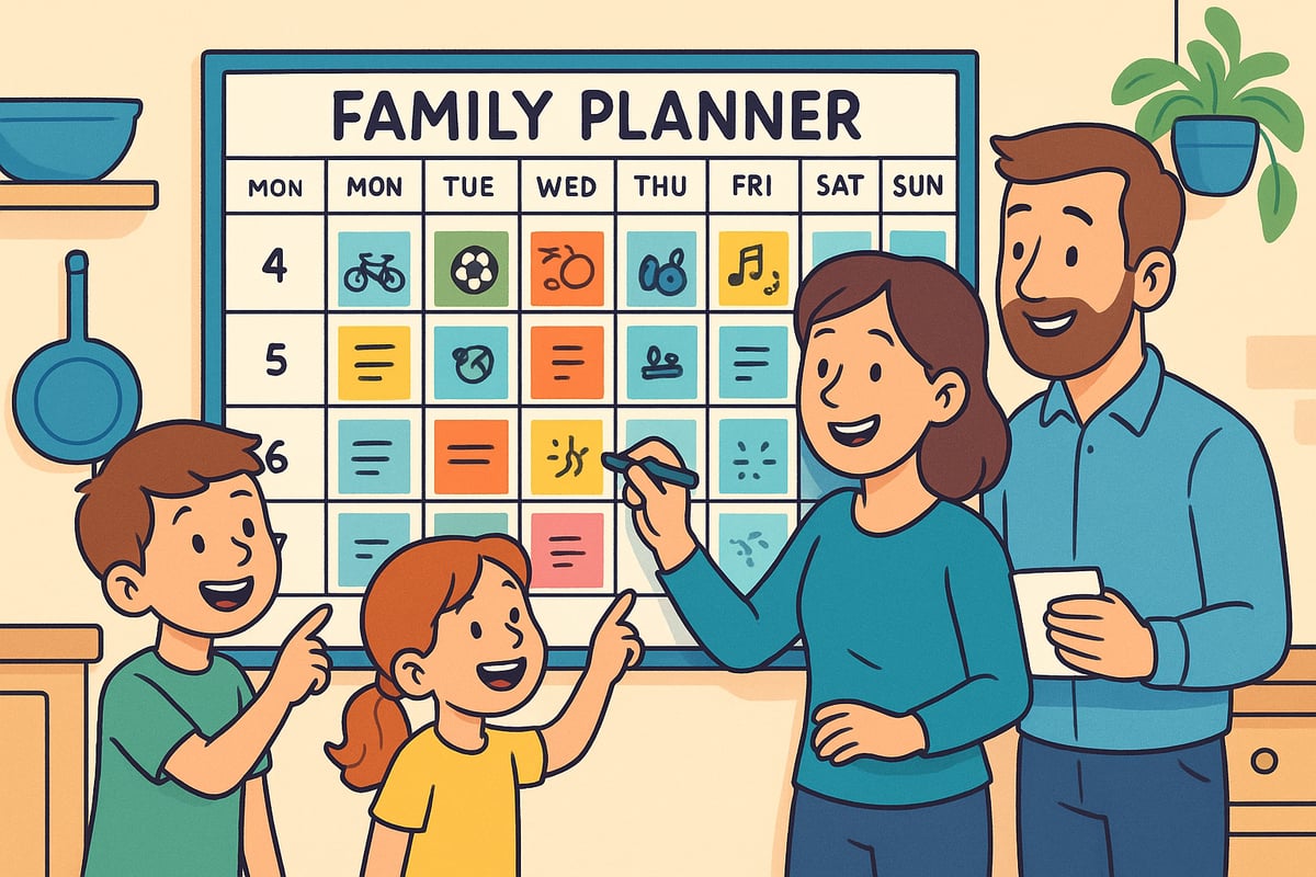 Stappenplan: zo gebruik je een familieplanner optimaal