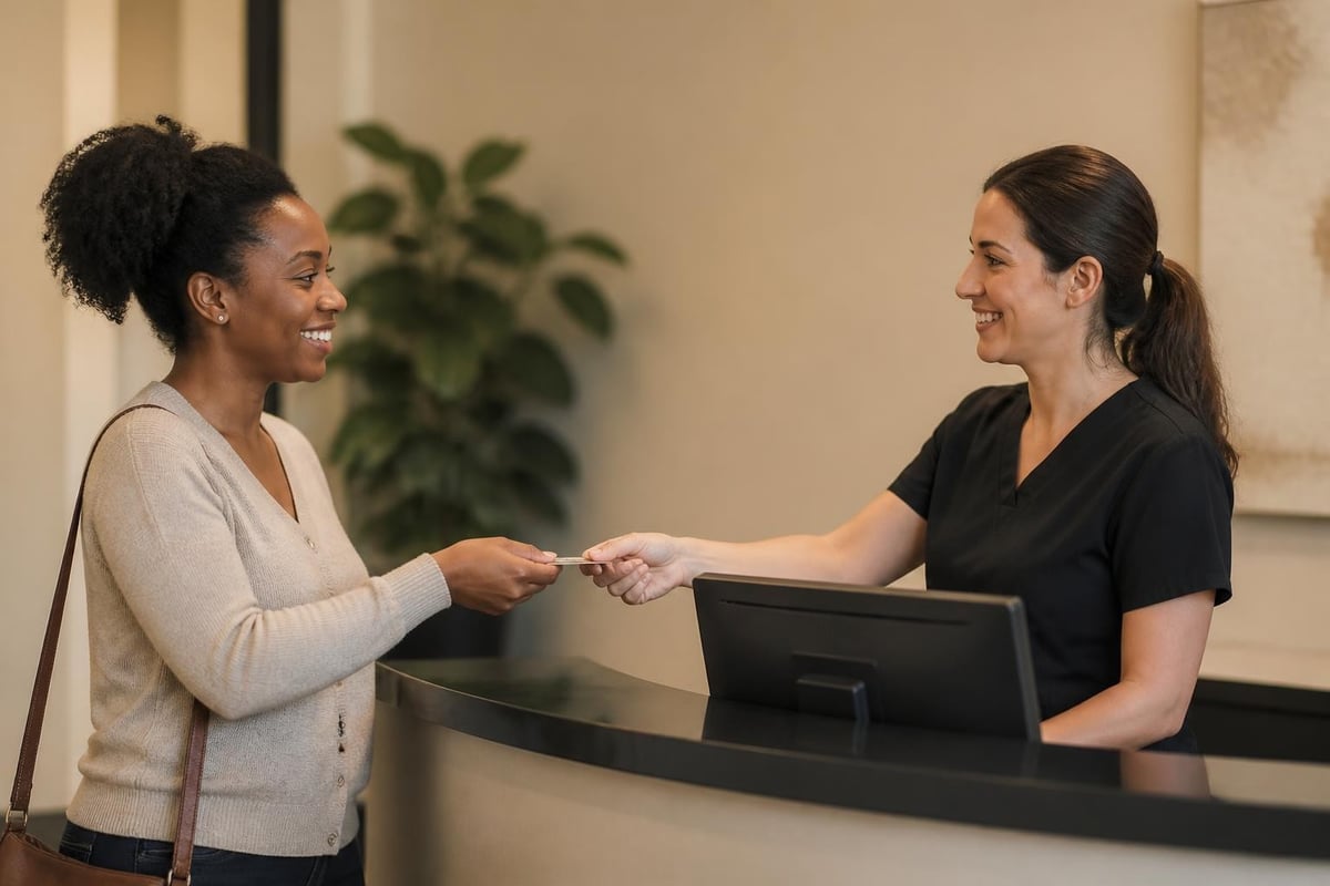 Patient registration and insurance verification workflow