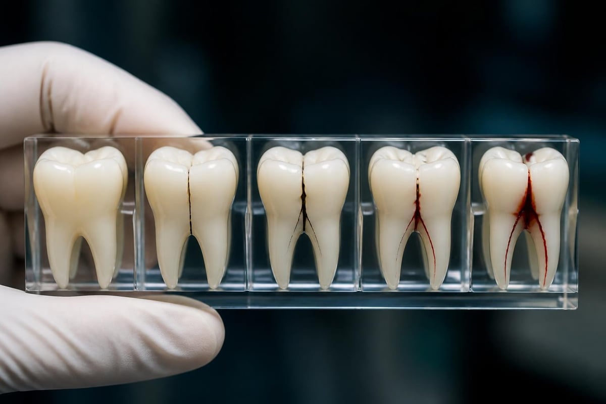 Types of tooth cracks