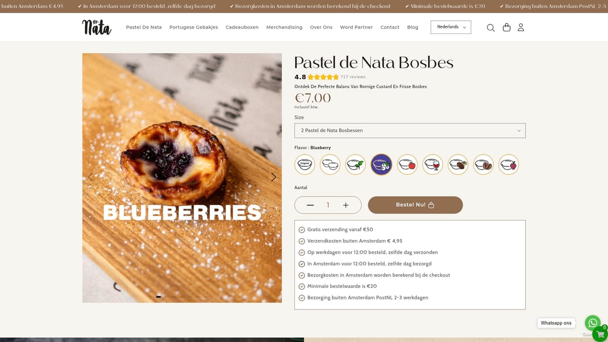 7 Verrukkelijke Mini Pastel De Nata Recepten Voor 2025 - Mini Pastel de Nata Bosbes – Fruitige Variatie