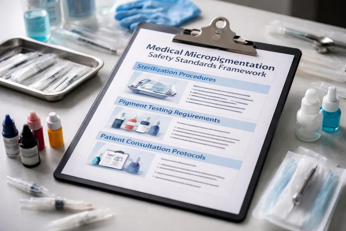 Safety protocols medical micropigmentation