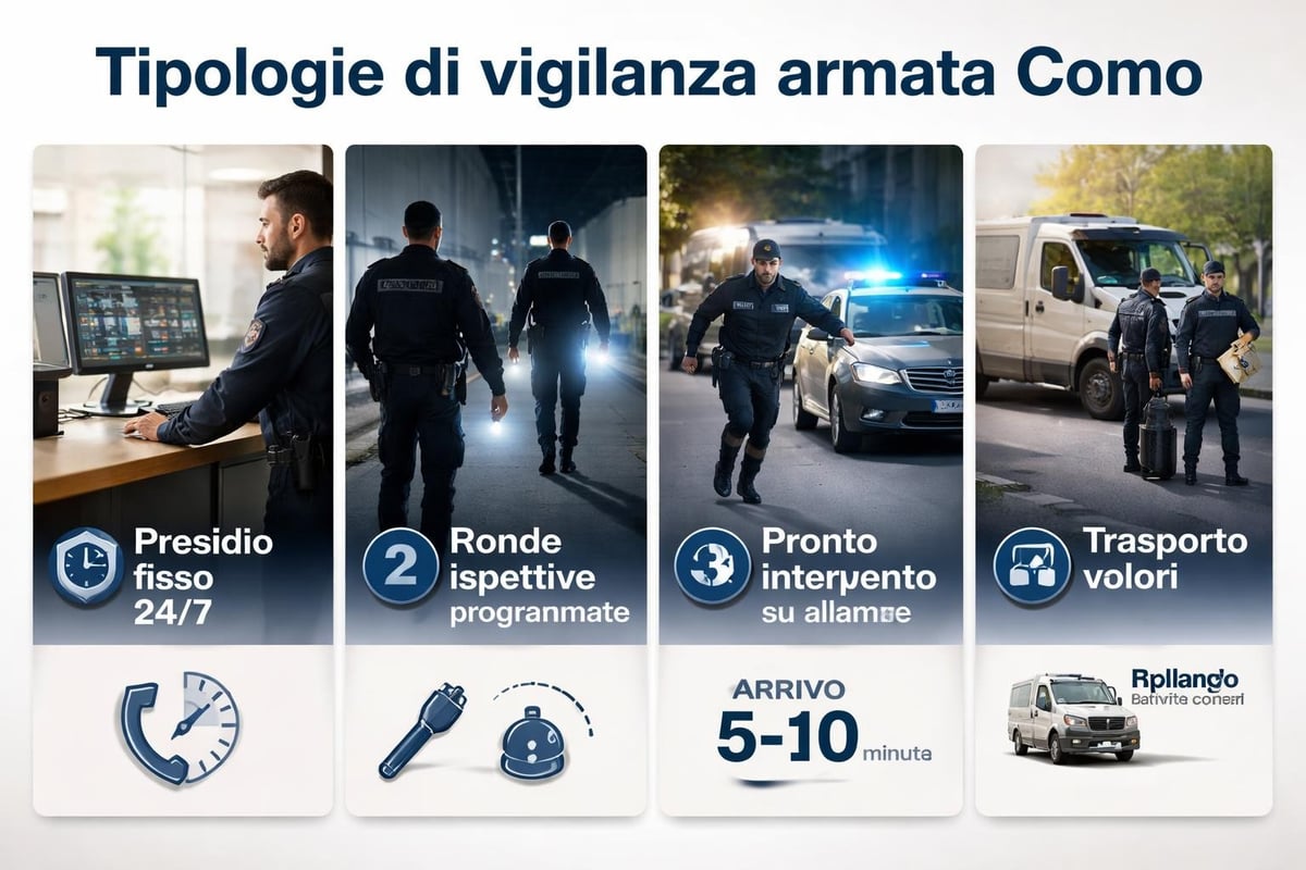 Servizi vigilanza armata Como