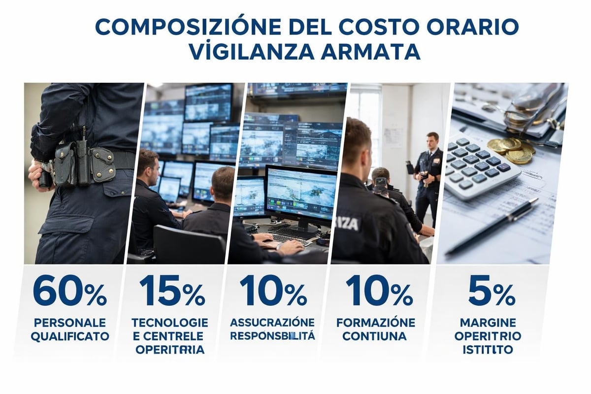 Struttura costi vigilanza armata