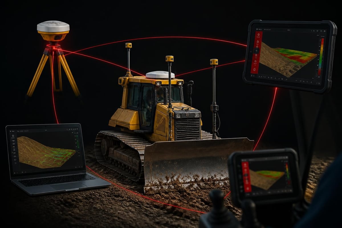 Trimble Earthworks system architecture