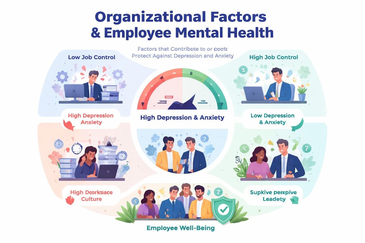 Workplace risk factors for mental health