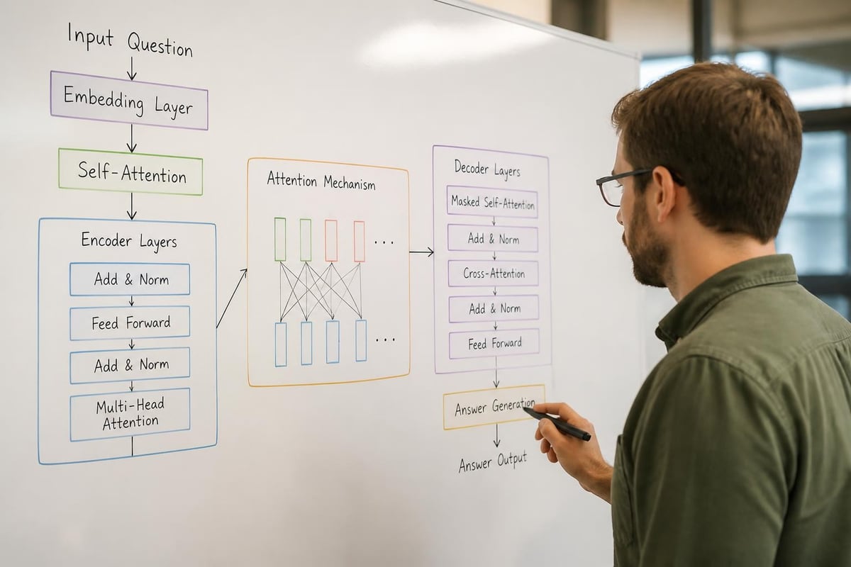 Question answering AI neural network processing