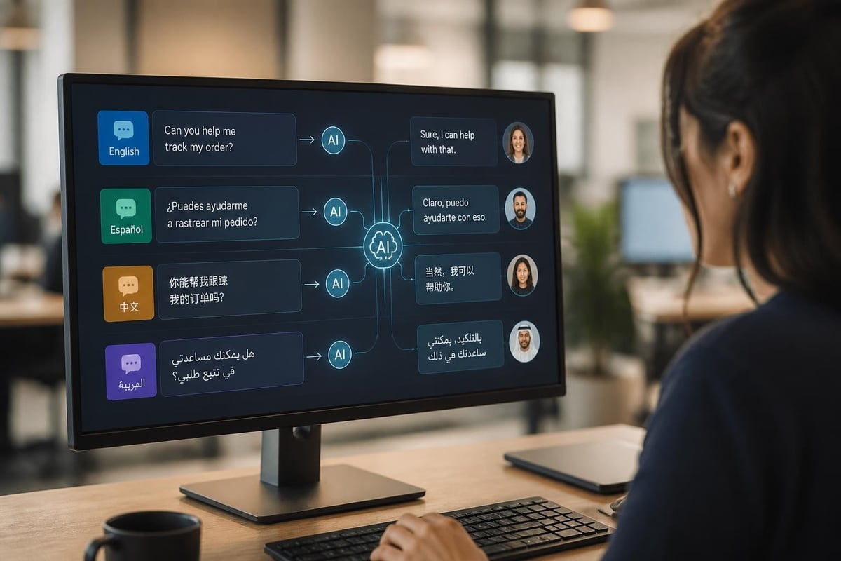 Multilingual question answering workflow