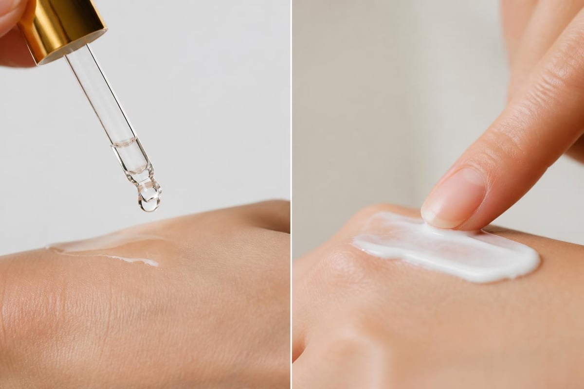 How serum molecules penetrate skin layers
