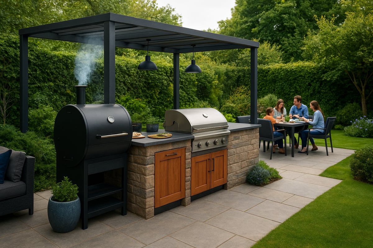 The Rise of Outdoor Kitchens With Smokers in the UK