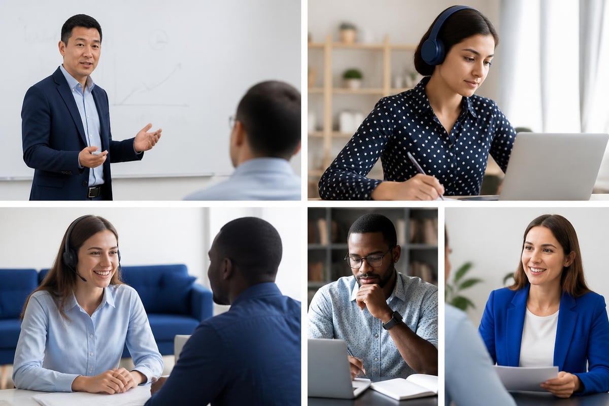 Online university program components