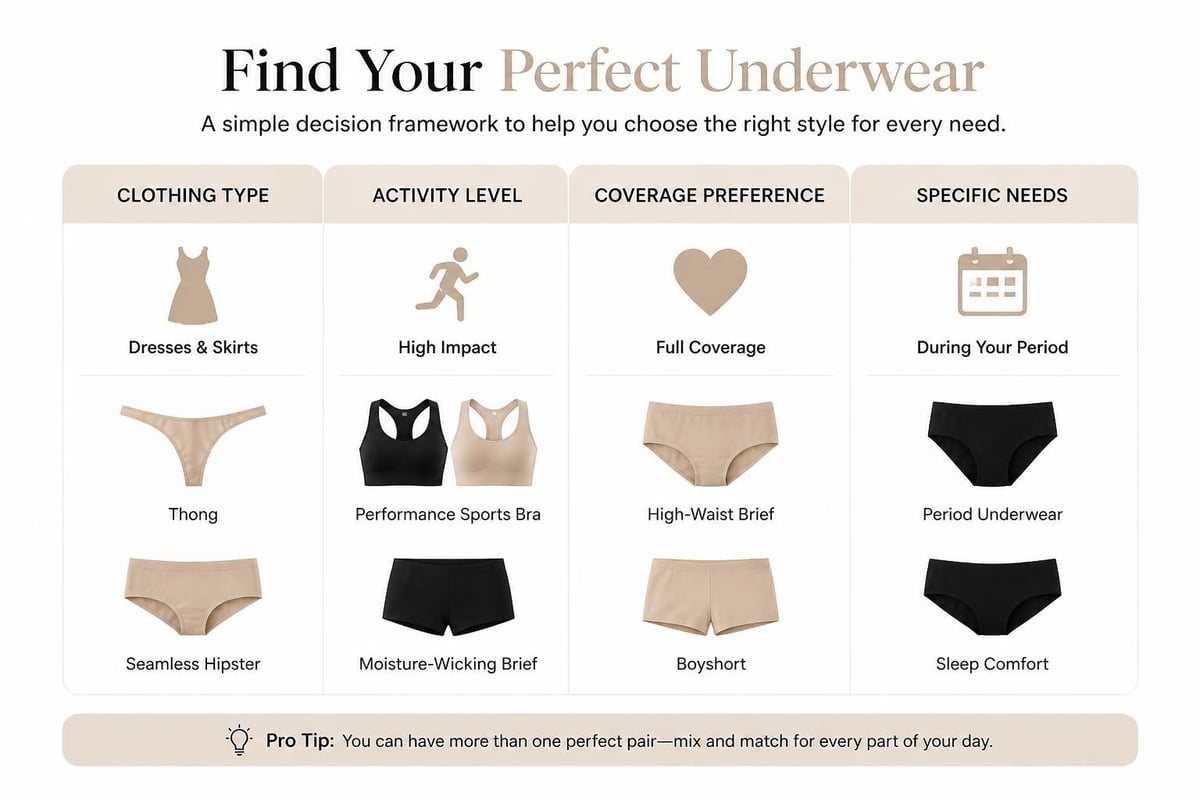 Underwear style selection guide
