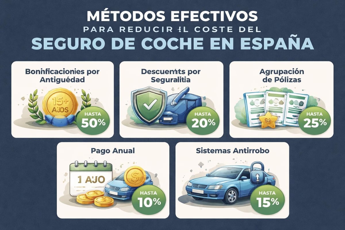 Aseguranzas de Carros Cerca de Mí: Guía 2026 España 4 Estrategias de ahorro en seguros
